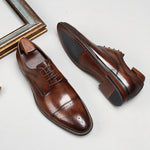 Harrison Men's Perforated Leather Dress Shoe