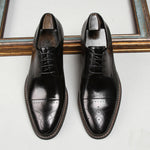Harrison Men's Perforated Leather Dress Shoe