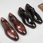 Harrison Men's Perforated Leather Dress Shoe