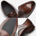 Harrison Men's Perforated Leather Dress Shoe