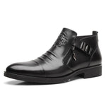 Maverick Double-Zip Leather Ankle Boots